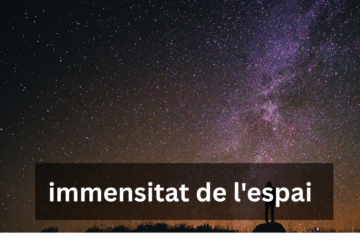 immensitat de l'espai