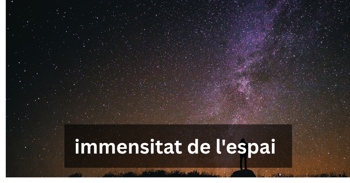 immensitat de l'espai